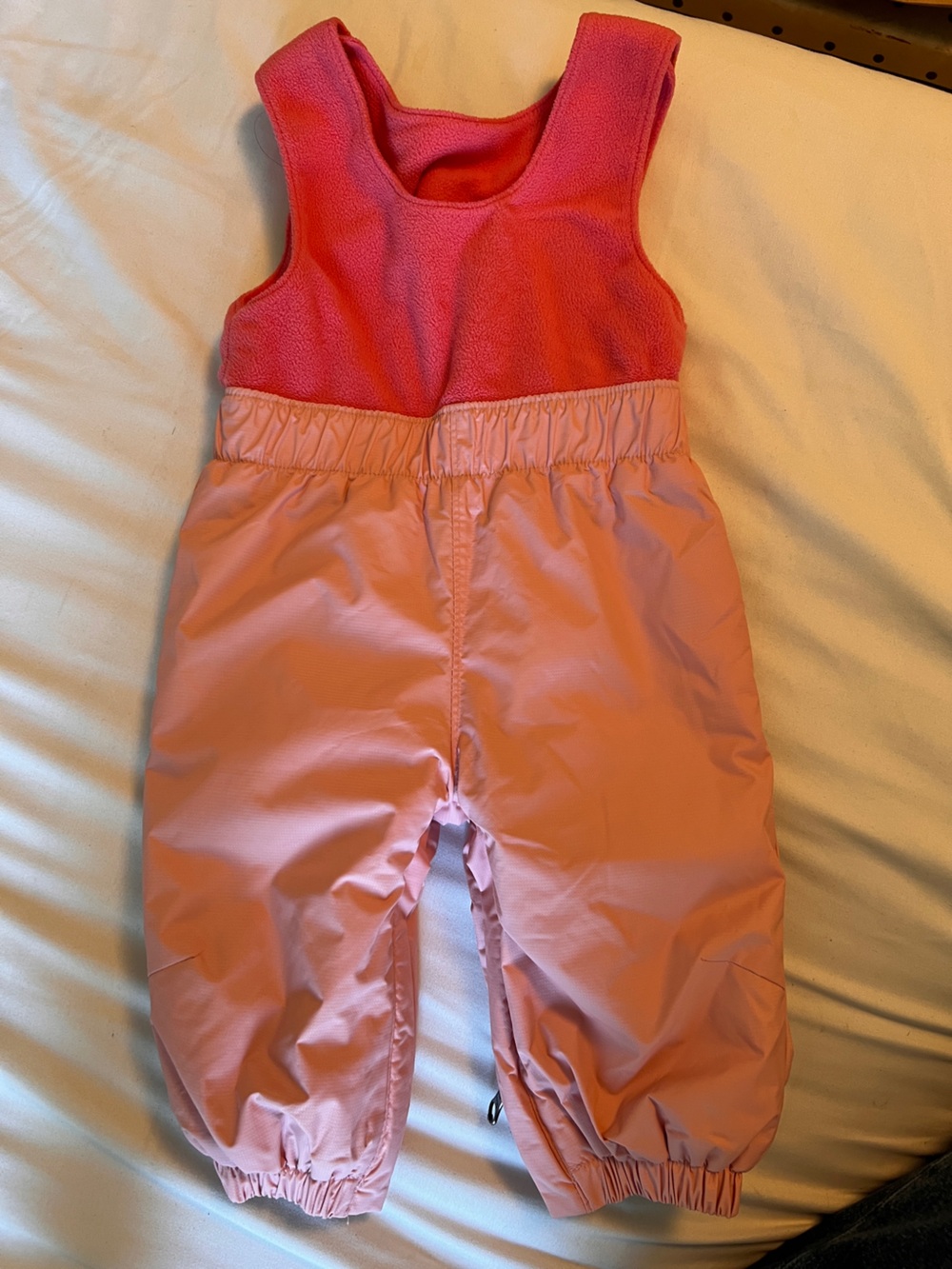 Columbia Pink Snow Bib Infant 6-12 month